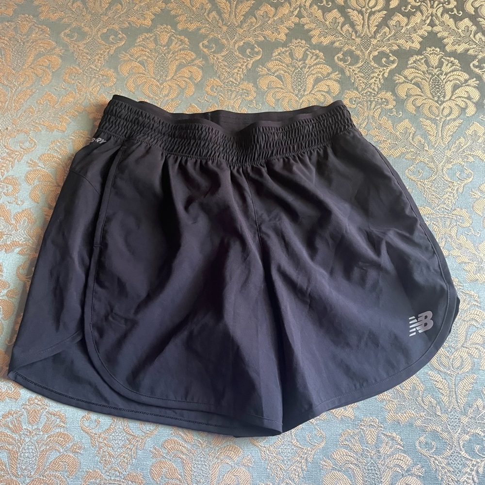 New Balance black running shorts